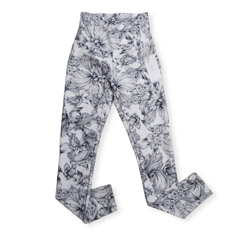 Balance Collection Floral Print Dry Wik Legging Sm